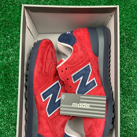 $160 New Balance 574 Red Blue Navy US574XAD
